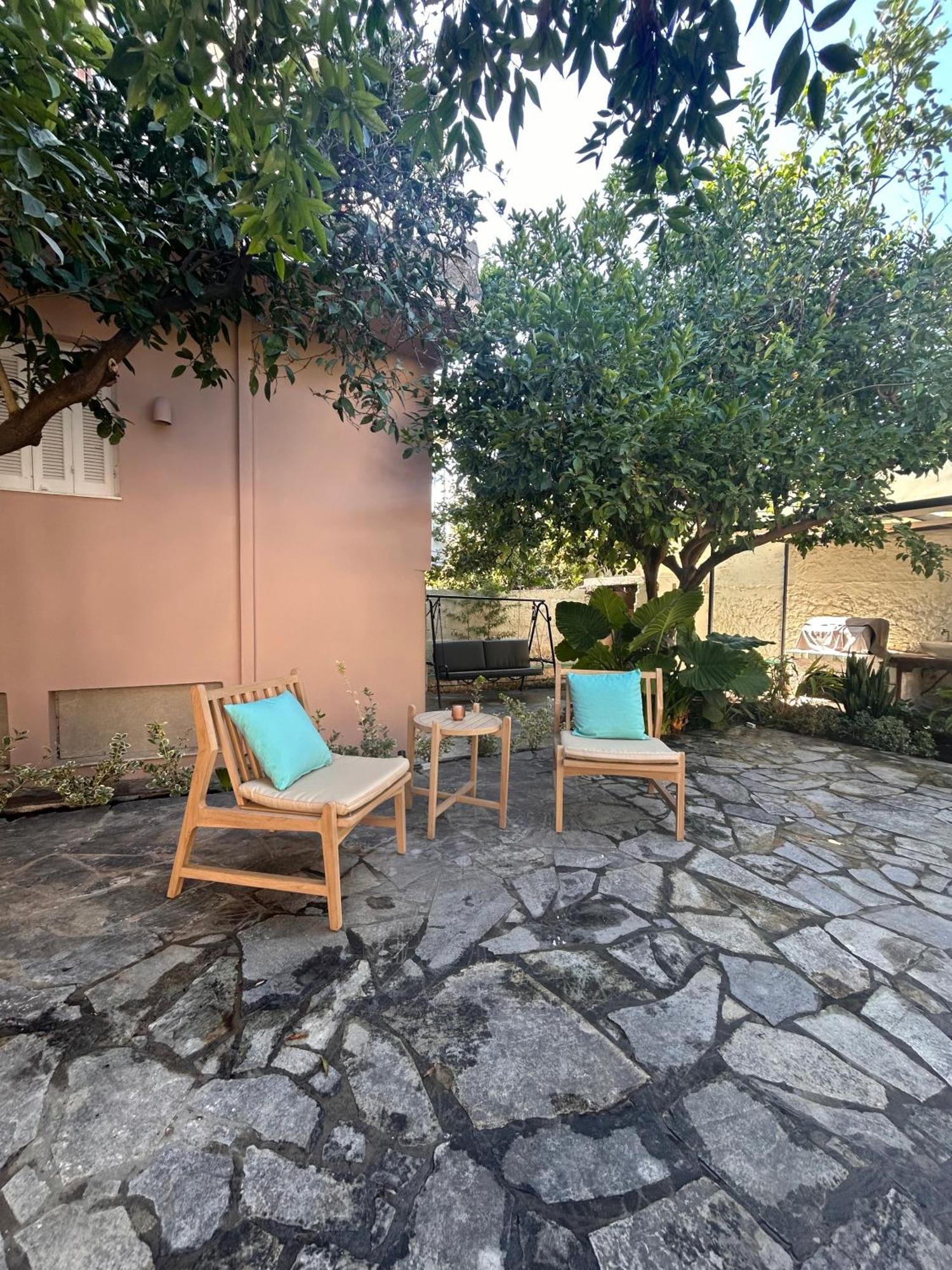 Вилла Joyful Secret Garden House Ханья Экстерьер фото